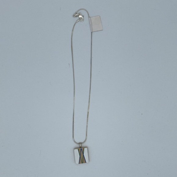 Handmade Elegant Necklace with silver chain. - Picture 10 of 10